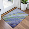 Piper Looms Chantille Swirls ACN2037 Purple Machine Washable Area Rug Scatter Lifestyle Image Feature