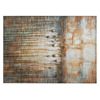 Piper Looms Chantille Abstract ACN2038 Paprika Machine Washable Area Rug Scatter Main Image