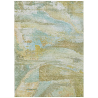 Piper Looms Chantille Abstract ACN2039 Beige Machine Washable Area Rug main image