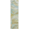 Piper Looms Chantille Abstract ACN2039 Beige Machine Washable Area Rug Runner Main Image