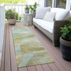 Piper Looms Chantille Abstract ACN2039 Beige Machine Washable Area Rug Runner Outdoor Lifestyle Image Feature