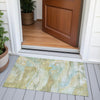 Piper Looms Chantille Abstract ACN2039 Beige Machine Washable Area Rug Scatter Outdoor Lifestyle Image Feature