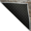 Piper Looms Chantille Abstract ACN2039 Brown Machine Washable Area Rug Backing Image