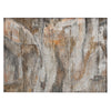 Piper Looms Chantille Abstract ACN2039 Brown Machine Washable Area Rug Scatter Main Image