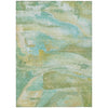 Piper Looms Chantille Abstract ACN2039 Green Machine Washable Area Rug main image