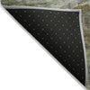 Piper Looms Chantille Abstract ACN2039 Olive Machine Washable Area Rug Backing Image