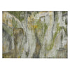 Piper Looms Chantille Abstract ACN2039 Olive Machine Washable Area Rug Scatter Main Image