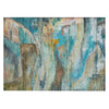 Piper Looms Chantille Abstract ACN2039 Teal Machine Washable Area Rug Scatter Main Image