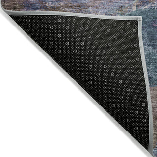 Piper Looms Chantille Abstract ACN2040 Mocha Machine Washable Area Rug Backing Image