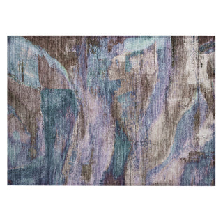 Piper Looms Chantille Abstract ACN2040 Mocha Machine Washable Area Rug Scatter Main Image