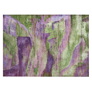 Piper Looms Chantille Abstract ACN2040 Purple Machine Washable Area Rug Scatter Main Image