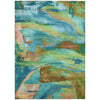 Piper Looms Chantille Abstract ACN2040 Teal Machine Washable Area Rug main image
