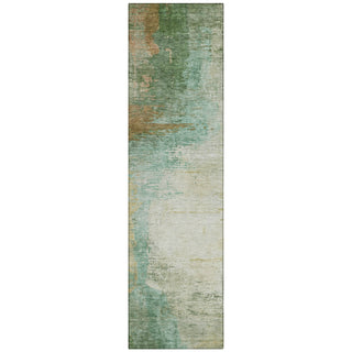 Piper Looms Chantille Abstract ACN2041 Aloe Machine Washable Area Rug Runner Main Image