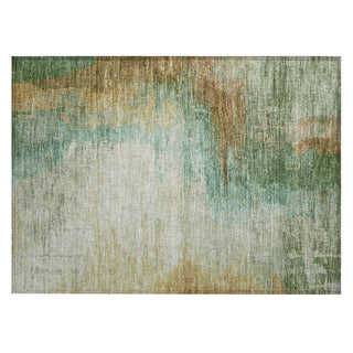 Piper Looms Chantille Abstract ACN2041 Aloe Machine Washable Area Rug Scatter Main Image