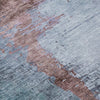 Piper Looms Chantille Abstract ACN2041 Blue Machine Washable Area Rug Swatch Image