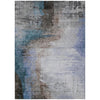 Piper Looms Chantille Abstract ACN2041 Brown Machine Washable Area Rug main image
