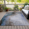Piper Looms Chantille Abstract ACN2041 Brown Machine Washable Area Rug Outdoor Lifestyle Image Feature