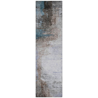 Piper Looms Chantille Abstract ACN2041 Brown Machine Washable Area Rug Runner Main Image