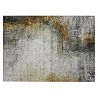 Piper Looms Chantille Abstract ACN2041 Chocolate Machine Washable Area Rug Scatter Main Image