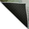 Piper Looms Chantille Abstract ACN2041 Green Machine Washable Area Rug Backing Image