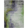 Piper Looms Chantille Abstract ACN2041 Plum Machine Washable Area Rug main image