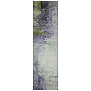 Piper Looms Chantille Abstract ACN2041 Plum Machine Washable Area Rug Runner Main Image