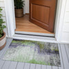 Piper Looms Chantille Abstract ACN2041 Plum Machine Washable Area Rug Scatter Outdoor Lifestyle Image Feature