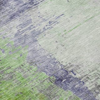 Piper Looms Chantille Abstract ACN2041 Plum Machine Washable Area Rug Swatch Image