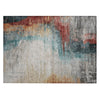 Piper Looms Chantille Abstract ACN2041 Teal Machine Washable Area Rug Scatter Main Image