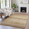 Piper Looms Chantille Geometric ACN2042 Beige Machine Washable Area Rug Lifestyle Image Feature