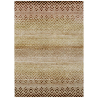 Piper Looms Chantille Geometric ACN2042 Beige Machine Washable Area Rug main image