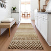 Piper Looms Chantille Geometric ACN2042 Beige Machine Washable Area Rug Runner Lifestyle Image Feature