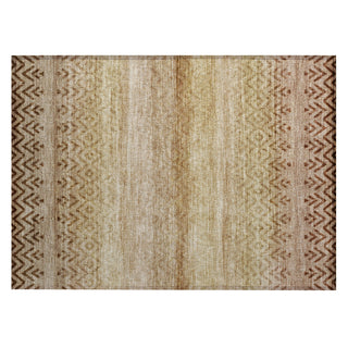 Piper Looms Chantille Geometric ACN2042 Beige Machine Washable Area Rug Scatter Main Image