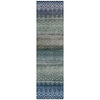 Piper Looms Chantille Geometric ACN2042 Blue Machine Washable Area Rug Runner Main Image