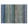 Piper Looms Chantille Geometric ACN2042 Blue Machine Washable Area Rug Scatter Main Image