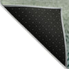 Piper Looms Chantille Geometric ACN2042 Teal Machine Washable Area Rug Backing Image