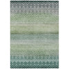 Piper Looms Chantille Geometric ACN2042 Teal Machine Washable Area Rug main image