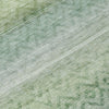 Piper Looms Chantille Geometric ACN2042 Teal Machine Washable Area Rug Swatch Image