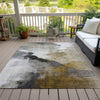 Piper Looms Chantille Abstract ACN2043 Brown Machine Washable Area Rug Outdoor Lifestyle Image Feature
