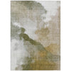 Piper Looms Chantille Abstract ACN2043 Green Machine Washable Area Rug main image