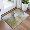 Piper Looms Chantille Abstract ACN2043 Green Machine Washable Area Rug Scatter Lifestyle Image Feature