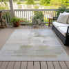 Piper Looms Chantille Abstract ACN2044 Linen Machine Washable Area Rug Outdoor Lifestyle Image Feature