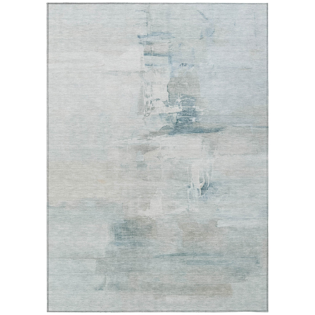 Piper Looms Chantille Abstract ACN2044 Sky Machine Washable Area Rug main image