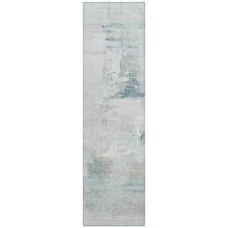 Piper Looms Chantille Abstract ACN2044 Sky Machine Washable Area Rug Runner Main Image