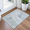 Piper Looms Chantille Abstract ACN2044 Sky Machine Washable Area Rug Scatter Lifestyle Image Feature