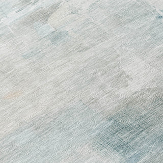 Piper Looms Chantille Abstract ACN2044 Sky Machine Washable Area Rug Swatch Image
