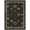 Piper Looms Chantille Global ACN2045 Black Machine Washable Area Rug main image