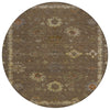 Piper Looms Chantille Global ACN2045 Chocolate Machine Washable Area Rug Round Main Image