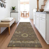 Piper Looms Chantille Global ACN2045 Chocolate Machine Washable Area Rug Runner Lifestyle Image Feature