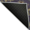 Piper Looms Chantille Global ACN2045 Eggplant Machine Washable Area Rug Backing Image